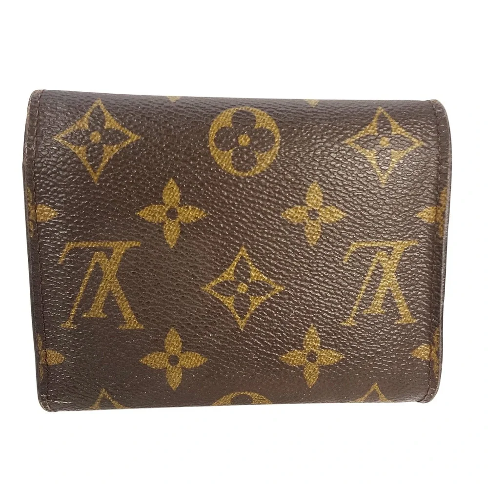 Louis Vuitton Monogram Victorine Armagnac Canvas Bi Fold‎ Wallet Brown Gold - Picture 2 of 13